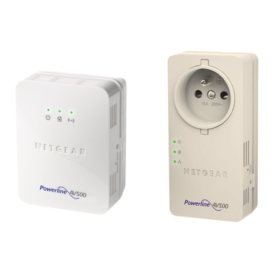 NETGEAR Powerline AV500 Guide D'installation