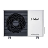 Vaillant aroTHERM Split plus VWL 5/8.2 AS Serie Notice D'installation Et De Maintenance