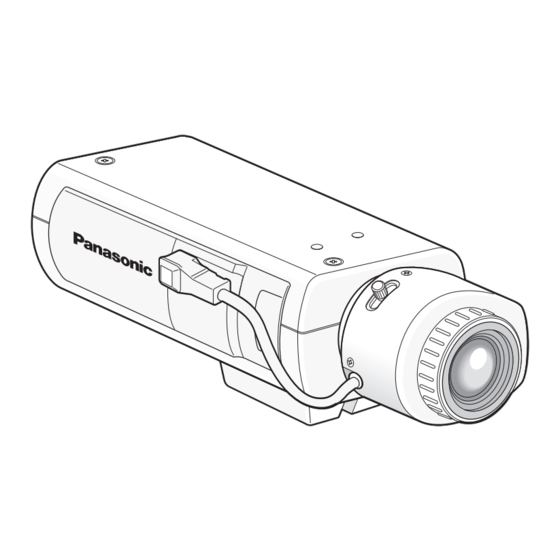 Panasonic WV-CP630/G Manuel D'utilisation