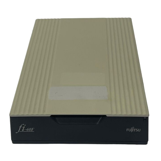 Fujitsu fi-60F Guide D'utilisation