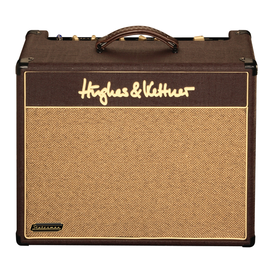 Hughes & Kettner Statesman DUAL EL84 Manuel