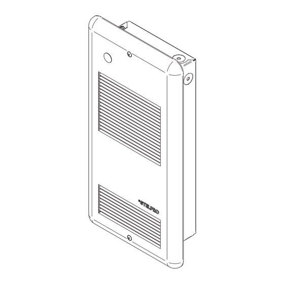 pulsair STELPRO RWF Série Guide De L'utilisateur