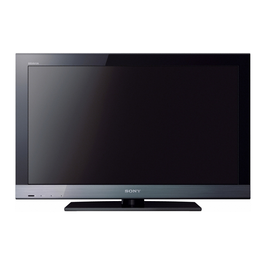 Sony Bravia KDL-22CX32D Mode D'emploi