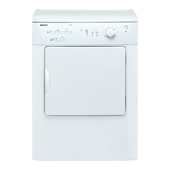 Beko DV 1160 Mode D'emploi