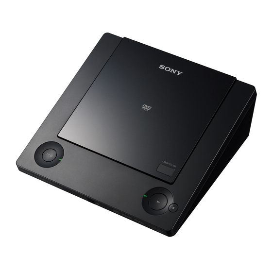 Sony DVP-PR30 Mode D'emploi