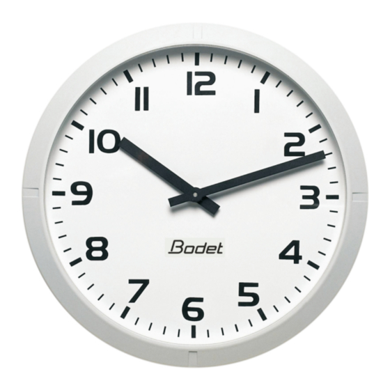Bodet Profil 960 Manuel D'installation