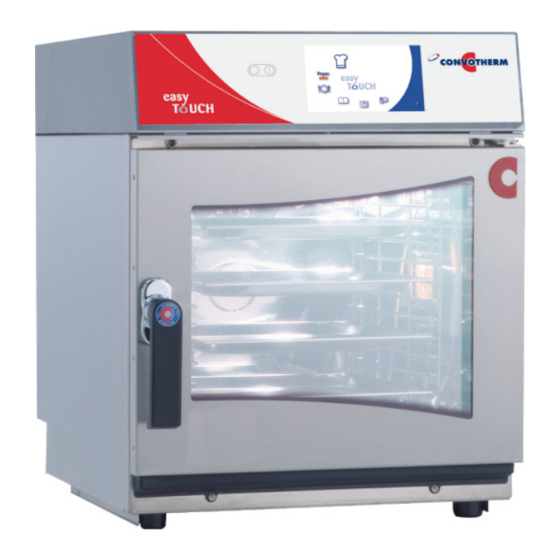 Convotherm easyTOUCH Manuel D'utilisation