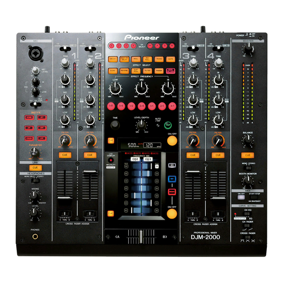 Pioneer DJM-2000 Mode D'emploi