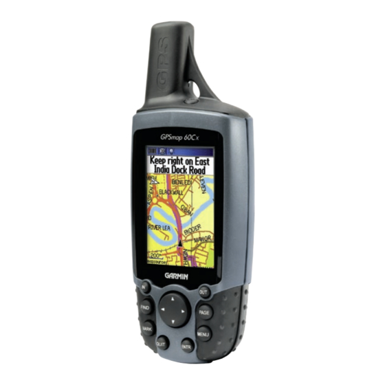 Garmin GPSMAP 60Cx Guide De L'utilisateur