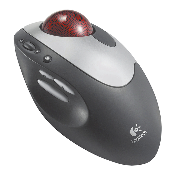 Logitech Cordless Optical TrackMan Guide De Démarrage Rapide