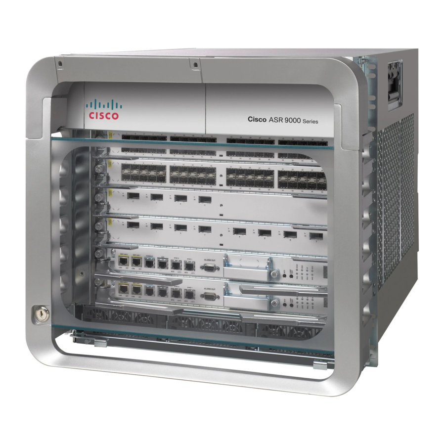 Cisco ASR 9000 Guide D'installation