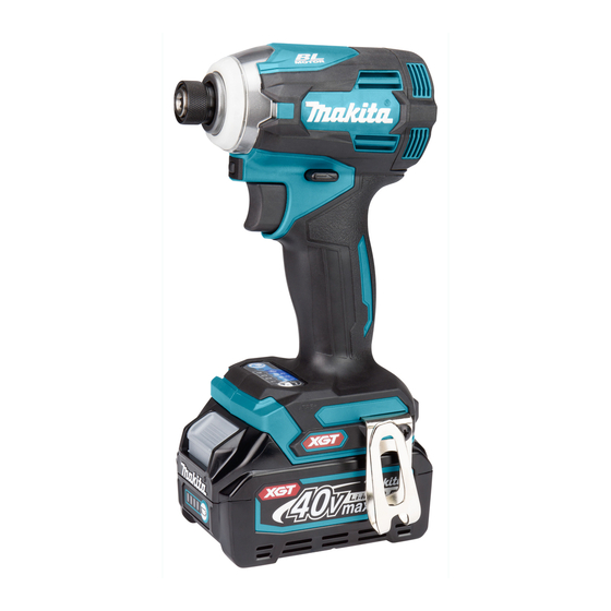 Makita TD001G Manuel D'instruction