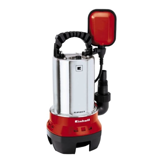 EINHELL 11026 Mode D'emploi D'origine