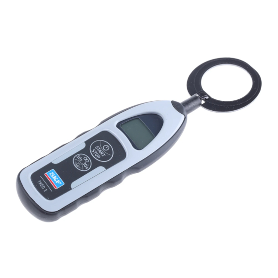 SKF TKED 1 Mode D'emploi