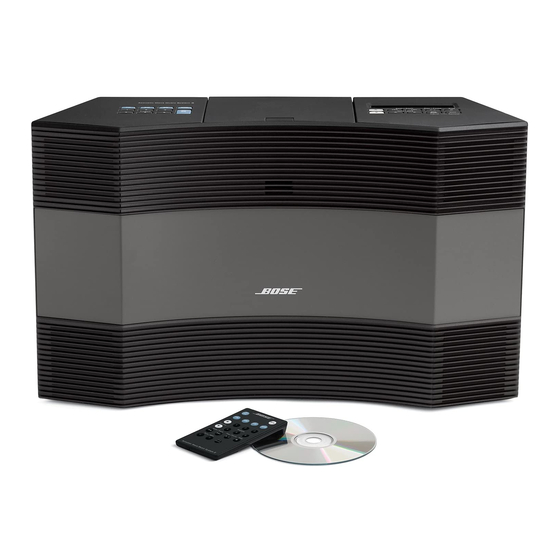 Bose ACOUSTIC WAVE Notice D'utilisation