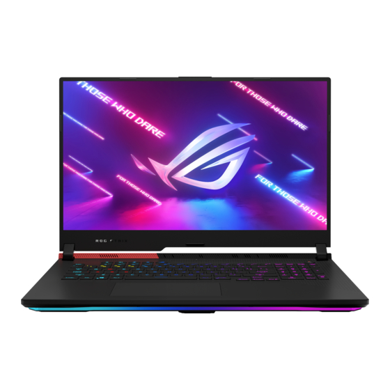 Asus STRIX-G17-G713QR-HG016 Mode D'emploi