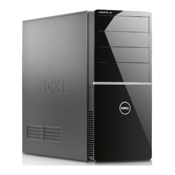 Dell Vostro 420 Guide De Configuration Et De Référence Rapide