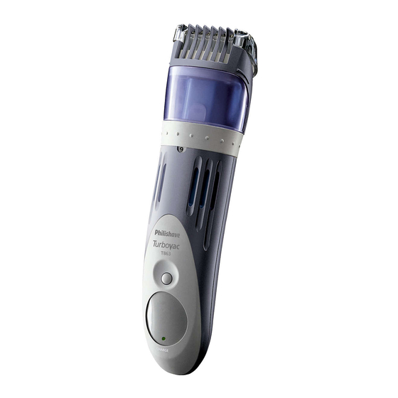 Philips Philishave Turbovac HQT863 Manuels