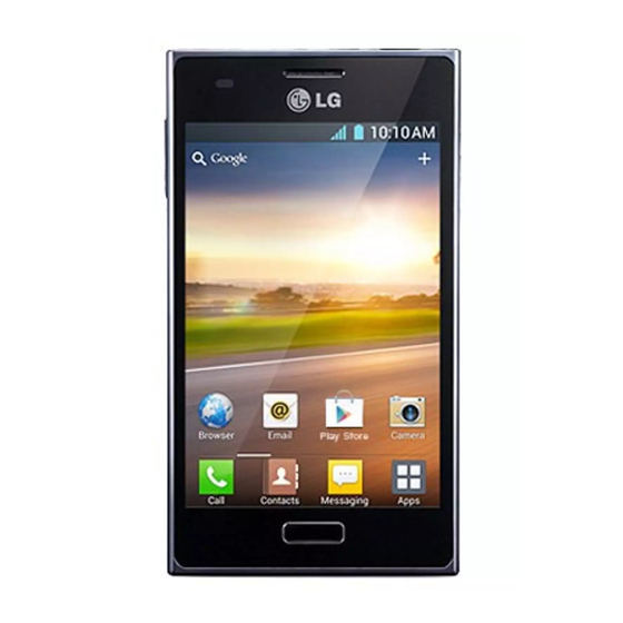 LG E610 Guide De L'utilisateur