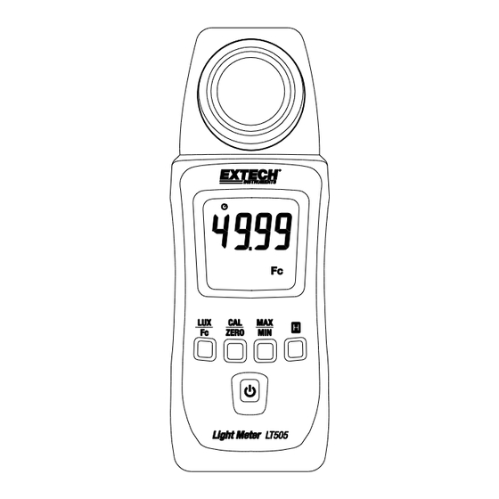 Extech LT505 Manuel D'utilisation