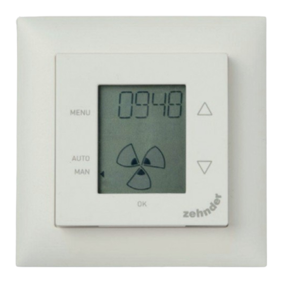 Zehnder ComfoSense Guide Rapide