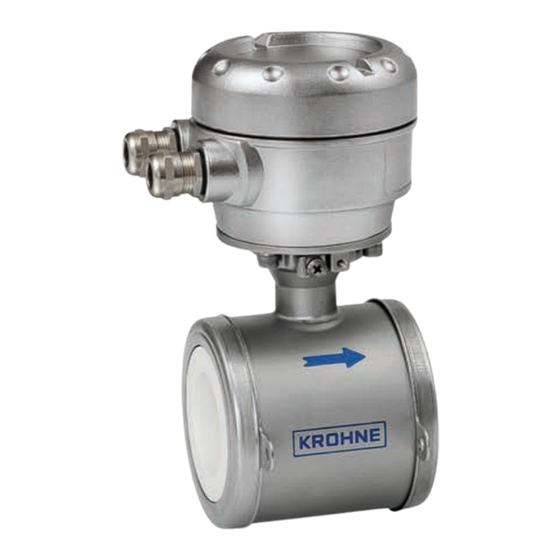 KROHNE OPTIFLUX 5000 Notice Technique
