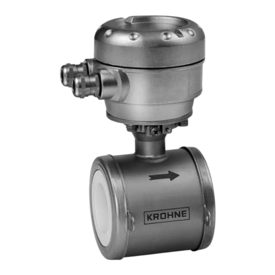 KROHNE OPTIFLUX 5000 Manuel De Référence