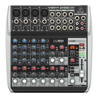 Behringer XENYX QX1202USB Guide De Démarrage Rapide