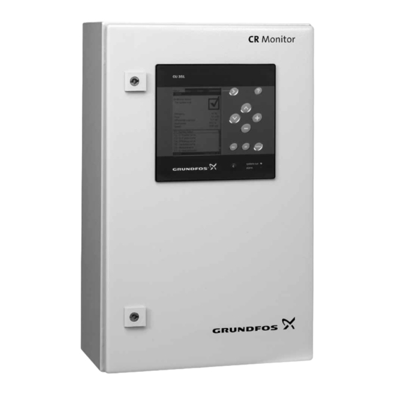 Grundfos CR Monitor Manuels