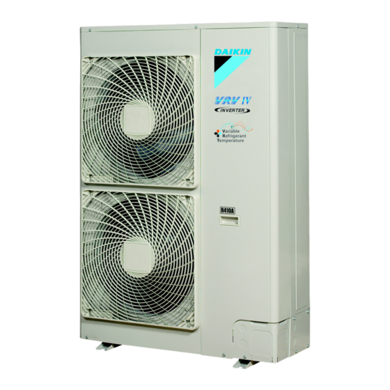 Daikin RXYSQ4T7V1B Guide De Référence De L'installateur Et De L'utilisateur