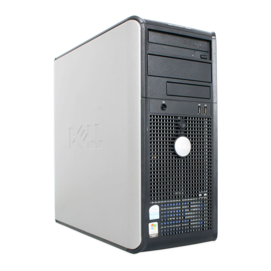 Dell OptiPlex 740 Guide De Référence Rapide