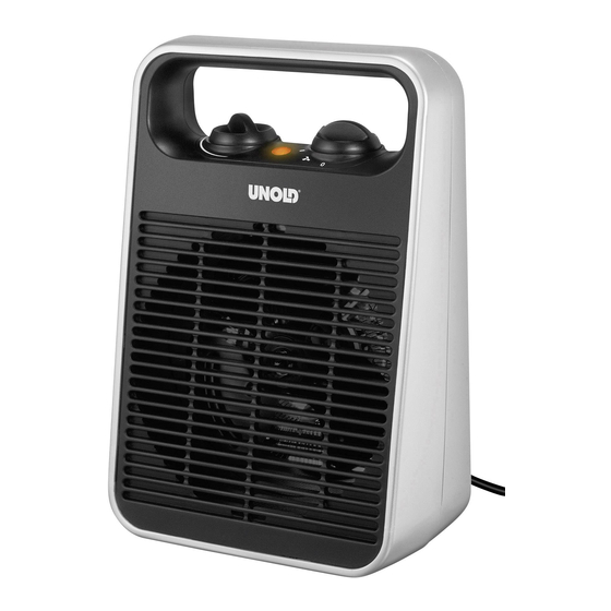 Unold Fan+Heat 86106 Manuels