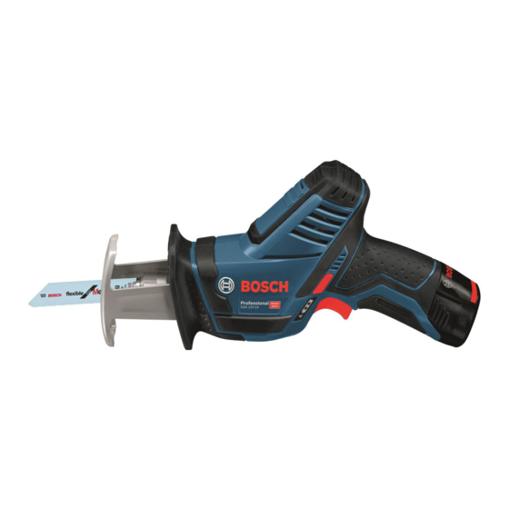 Bosch GSA 12V-14 Professional Notice Originale