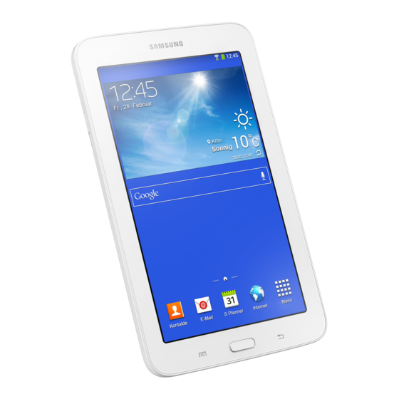 Samsung GALAXY tab 3 Lite Mode D'emploi