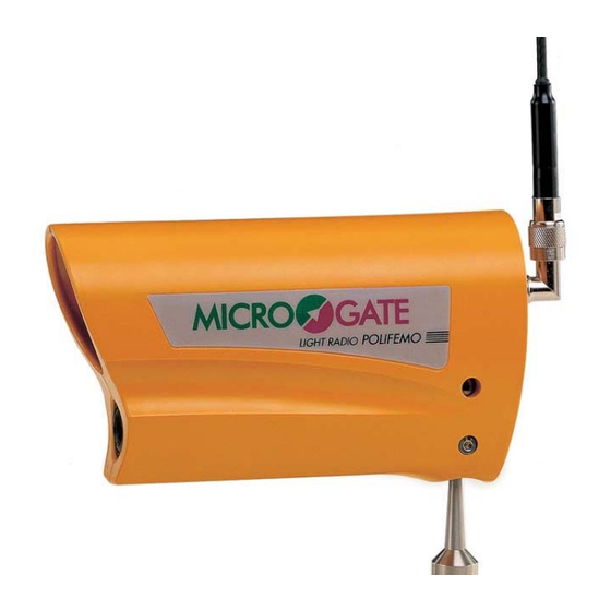 Microgate POLIFEMO RADIO LIGHT Guide D'utilisation