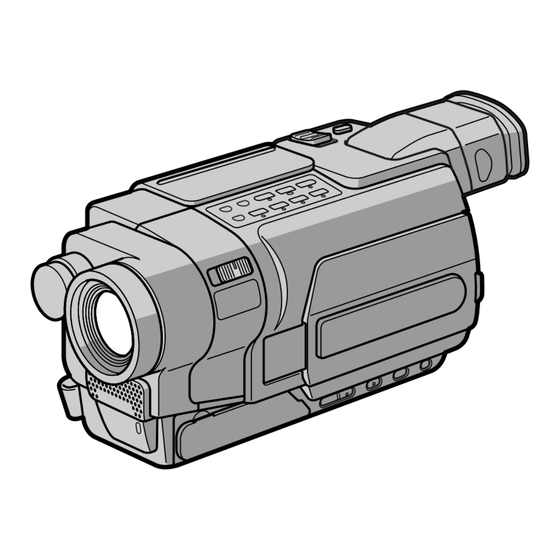 Sony Handycam DCR-TRV150 Mode D'emploi