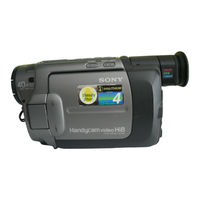 Sony videoHI8 Handycam CCD-TRV101E Mode D'emploi