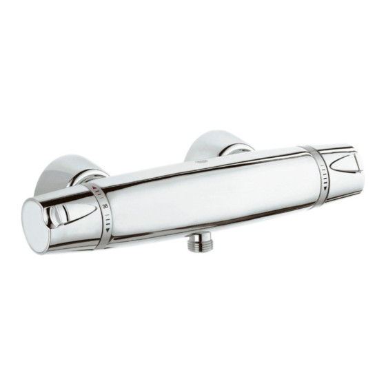 Grohe Grohtherm 3000 34 182 Mode D'emploi
