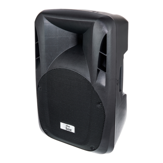 thomann the box PA12 DSP Notice D'utilisation
