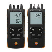 TESTO 512-1 Mode D'emploi