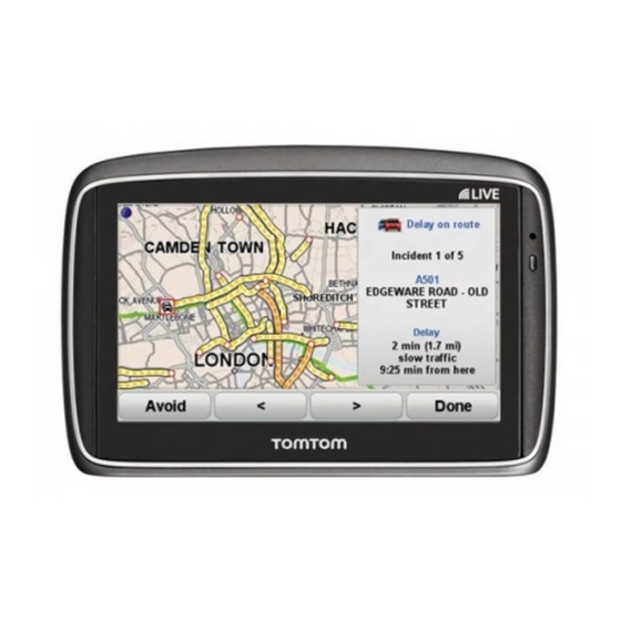 TomTom GO 550 LIVE Manuels