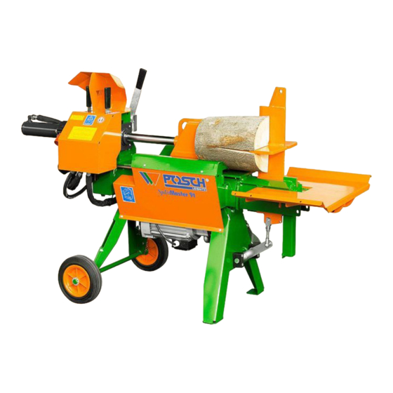 Posch SplitMaster 9t Instructions D'utilisation