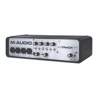 M-Audio M-TRACK QUAD Guide D'utilisation