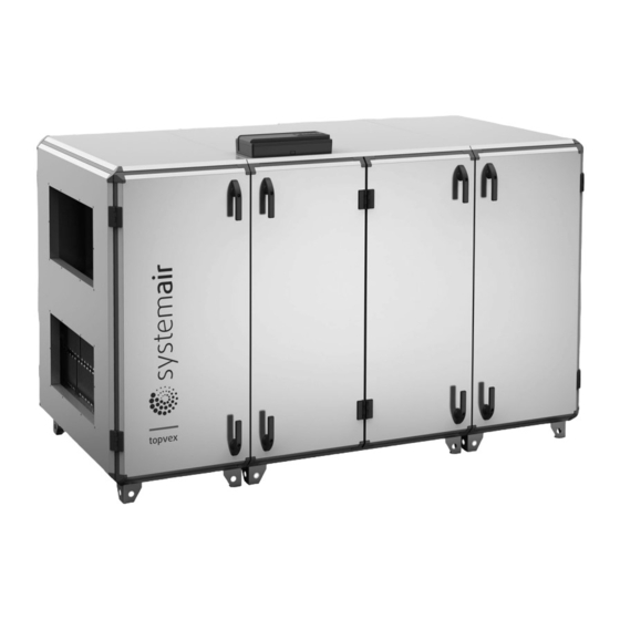 SystemAir Topvex SC Serie Instructions D'installation