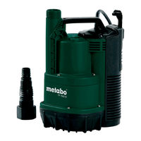 Metabo TP 7500 Si Instructions D'utilisation Originales