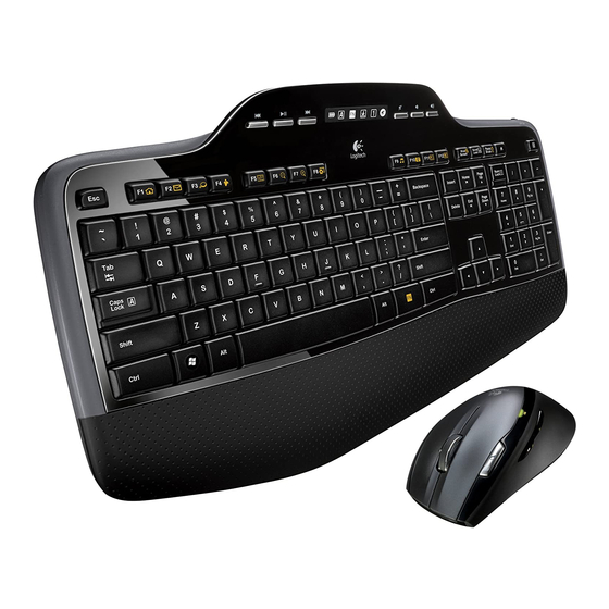 Logitech Wireless Desktop MK700 Mode D'emploi