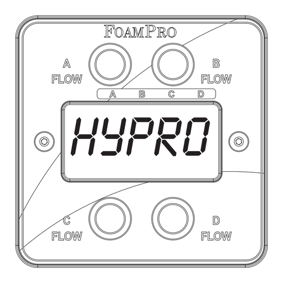 FoamPRO MultiFlo Manuel D'installation Et D'utilisation