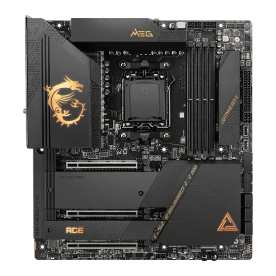 MSI MEG X670E ACE Manuel D'utilisation