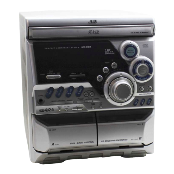 JVC CA-MXK1R Manuel D'instructions