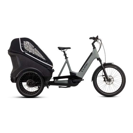 Cube Trike Hybrid Manuel D'utilisation